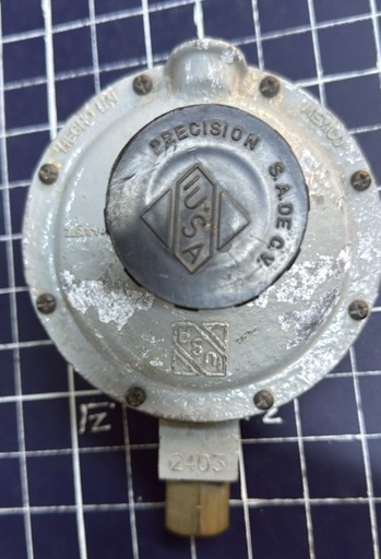 [2403-3929] REGULADOR BAJA P. GRIS 0.8M3/H &quot;C2&quot; 311789 PRECISION MEX
