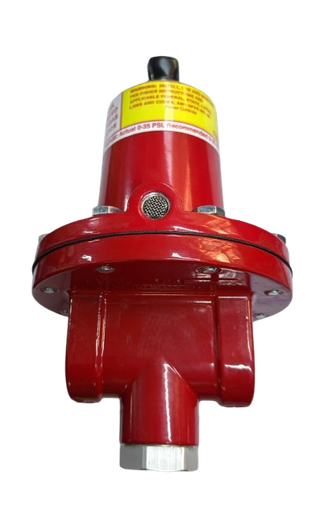 [64-35] REGULADOR GAS ALTA FISHER ROJO 1/2NH 5-35 PSI 1/2NH 3600000 BTU