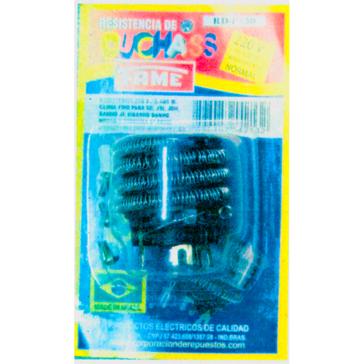 [RD-F459] RESISTENCIA DUCHA T/ FAME 4500W SP  MULTI COLRES 