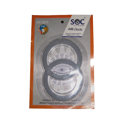 [SOC-06615-100] EMPAQUE LIC OSTER ORIG x2 BLISTER X 100 U.