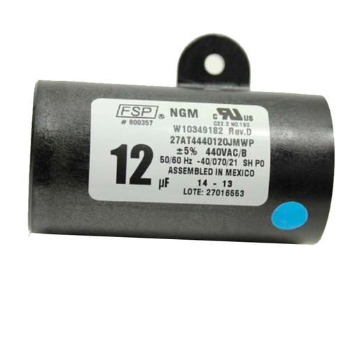 [W10349182] CAPACITOR 12 UF 220V